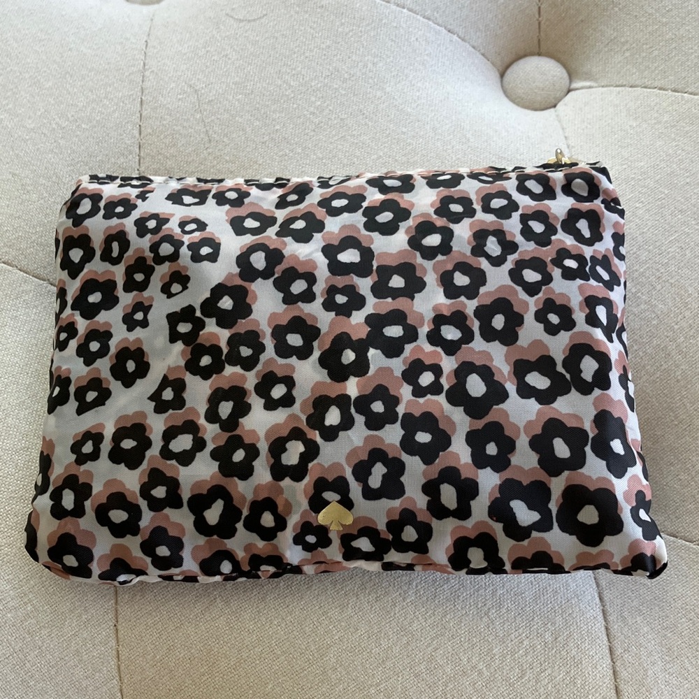 Kate Spade New York Flair Floral Reusable Shopping Tote - Picture 2 of 4